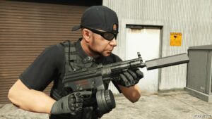 GTA 5 Weapon Mod: H&K MP5 EFT, Replace (Image #3)