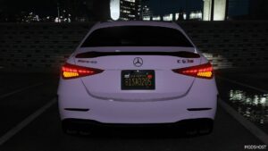 GTA 5 Mercedes-Benz Vehicle Mod: 2023 Mercedes-Amg C 63 S E Performance + KIT F1 Edition Add-On | Tuning | Animated | Vehfuncs V (Image #4)