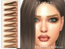 Sims 4 Eyebrows N235 mod