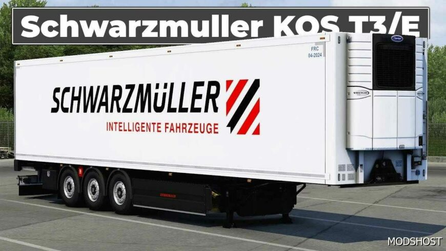 ETS2 Schwarzmuller KOS T3/E by Gloover V1.1 1.50 mod
