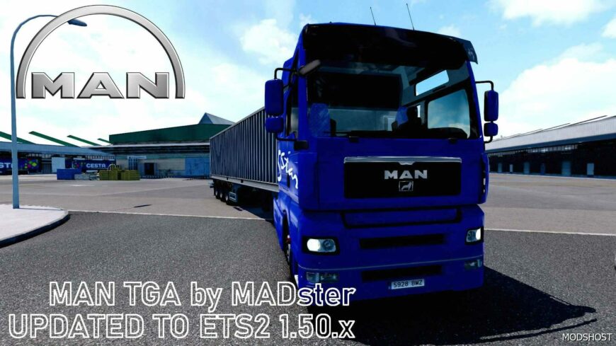 ETS2 MAN TGA by Madster Updated 1.50 mod