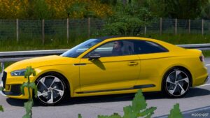 ETS2 Audi Car Mod: RS5 Coupe 2024 V1.1 1.50 (Image #2)