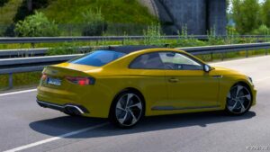 ETS2 Audi Car Mod: RS5 Coupe 2024 V1.1 1.50 (Image #4)