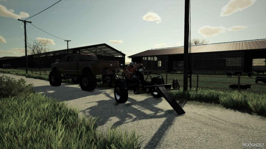 FS22 Mod: Motorcycle Trailer (Featured)