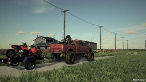 FS22 Mod: Motorcycle Trailer (Image #3)