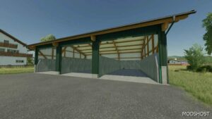 FS22 Placeable Mod: Bunker Silo Hall V1.1 (Featured)