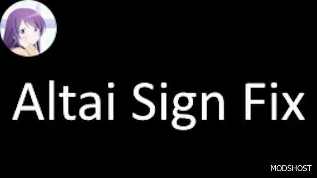 ETS2 Map Mod: Altai Sign FIX 1.50 (Featured)