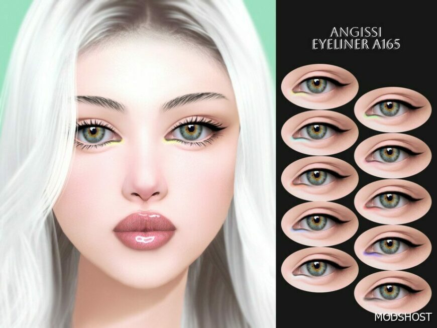 Sims 4 Eyeliner A165 mod