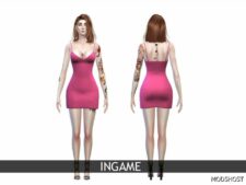 Sims 4 Female Clothes Mod: Viera Dress (Featured)