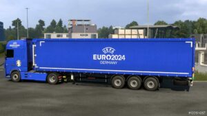 ETS2 Mod: Uefa Euro 2024 Skin Pack for DAF XF