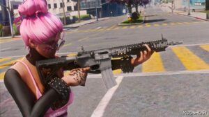 GTA 5 Weapon Mod: SR-16 Replace/Animated (Image #2)