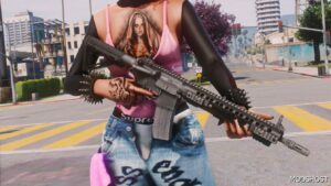 GTA 5 Weapon Mod: SR-16 Replace/Animated (Image #3)