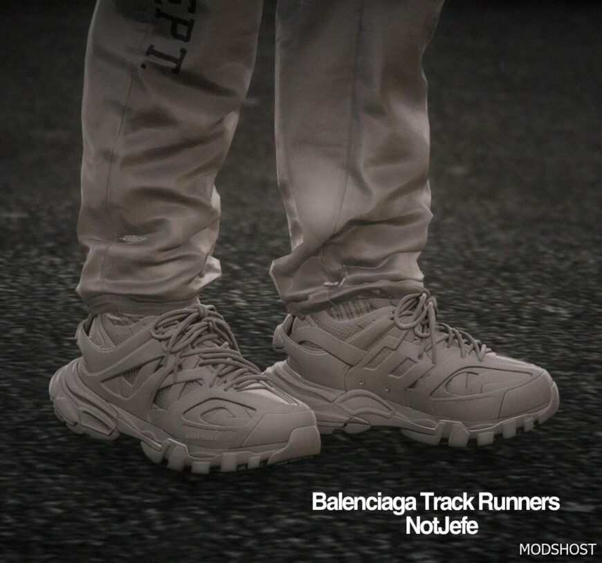 GTA 5 Player Mod: Balenciaga Track Runners (Featured)