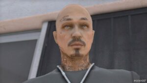 GTA 5 Player Mod: Joker | Face Skin for MP Male (Image #2)