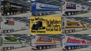 ATS The Godfather’s  SWR Trailers Paintjob Pack 13 mod