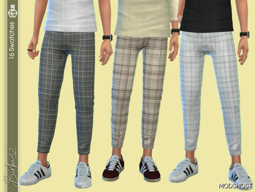 Sims 4 Elder Clothes Mod: Marcello Trousers (Featured)