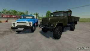 FS22 Truck Mod: ZIL-130 Pack V1.0.0.3 (Featured)
