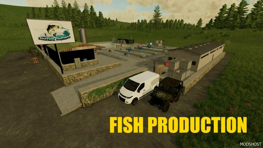 FS22 Fish Production mod