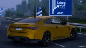 ETS2 BMW Car Mod: M4 G82 Competition 2022 V1.1 1.50 (Image #3)