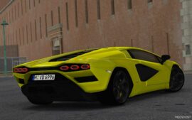 ETS2 Lamborghini Car Mod: Countach LPI 800-4 2022 V1.3 1.50 (Image #2)