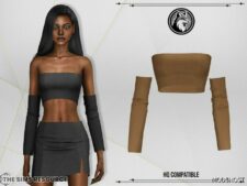 Sims 4 Elder Clothes Mod: Tianna SET (Image #2)