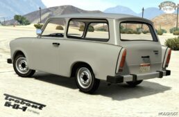 GTA 5 Vehicle Mod: Trabant 601 Universal Add-On | Tuning | Template | Sound | Lods (Featured)