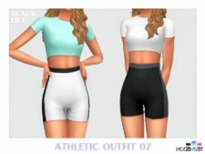 Sims 4 Athletic Outfit 07 mod