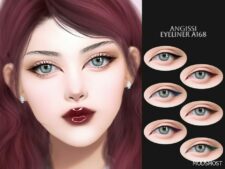 Sims 4 Eyeliner A168 mod