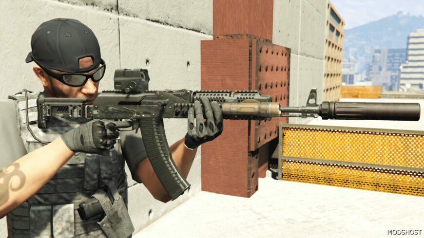 GTA 5 AK-103 EFT, Replace mod