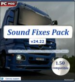 ETS2 Sound Fixes Pack v24.22 1.50 mod