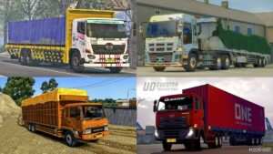 ETS2 Free Megamod Truck Pack – 8 Trucks in ONE Mod 1.50 mod