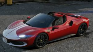 GTA 5 Ferrari 296GTS 2023 Animate Roof I Add-On mod