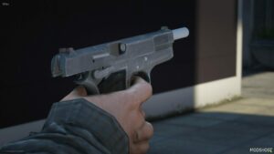 GTA 5 Weapon Mod: Browning Hi-Power Mark III Animated (Image #5)