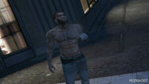 GTA 5 Player Mod: NEW Torso for Franklin V1.1 (Image #3)