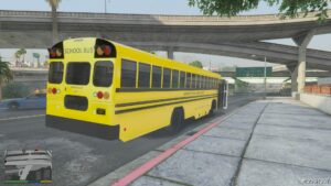 GTA 5 Vehicle Mod: 2016 Bluebird School Bus Flat Nose Addon (Image #4)