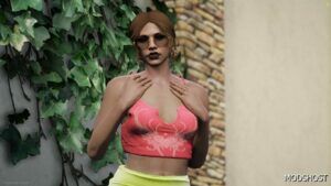 GTA 5 Player Mod: Rhinestone Cropped TOP V1.0 Sp/Mp (Image #2)