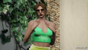 GTA 5 Player Mod: Rhinestone Cropped TOP V1.0 Sp/Mp (Image #3)