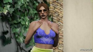 GTA 5 Player Mod: Rhinestone Cropped TOP V1.0 Sp/Mp (Image #4)