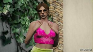 GTA 5 Player Mod: Rhinestone Cropped TOP V1.0 Sp/Mp (Image #5)