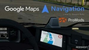 ETS2 Google Maps Navigation Pack for Promods V3.2 mod