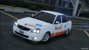 GTA 5 Vehicle Mod: 2012 Lada 2170 Priora Add-On | Plates | Extras | Livery | Template (Featured)