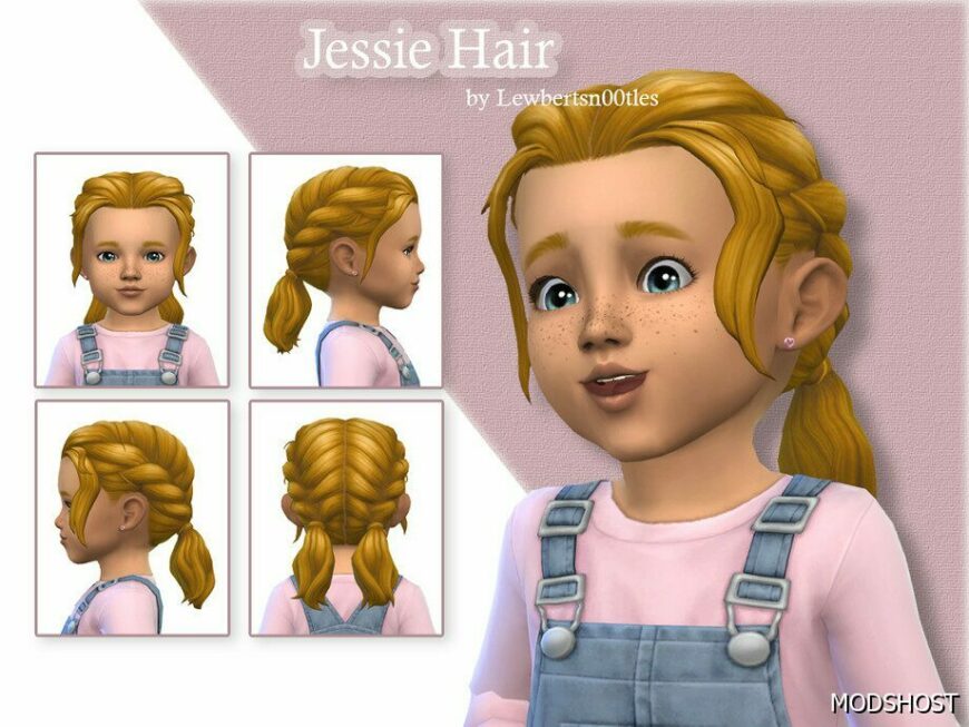 Sims 4 Jessie Hair – Toddler Version mod
