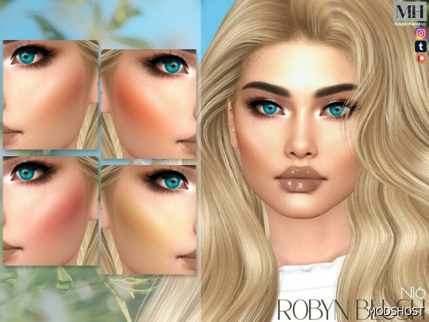 Sims 4 Robyn Blush N16 mod