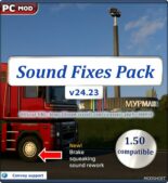 ETS2 Mod: Sound Fixes Pack v24.23.1 1.50 (Featured)