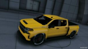 GTA 5 Chevrolet Vehicle Mod: Silverado LT Customs Widebody (Featured)