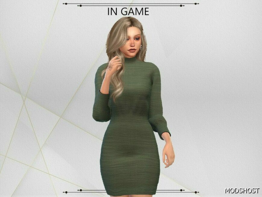 Sims 4 Erika Dress mod