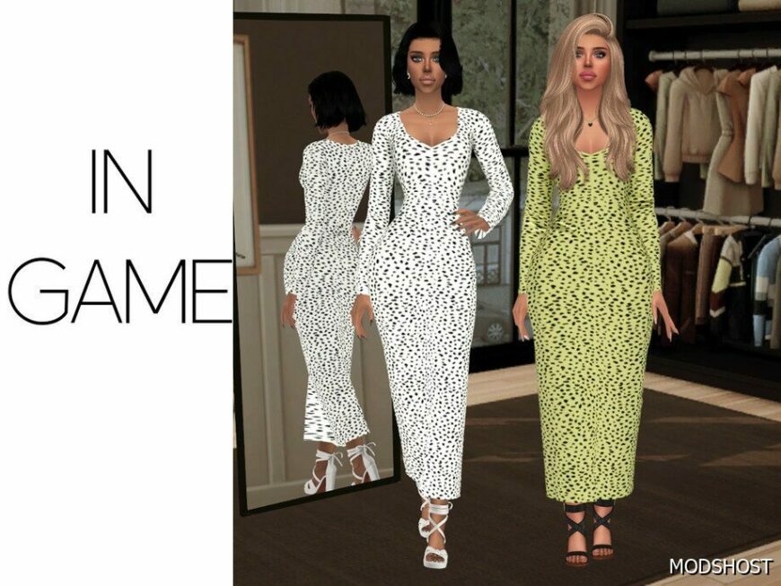 Sims 4 Alani – Midi Dress mod