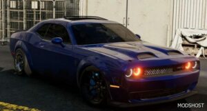 BeamNG Dodge Car Mod: Challenger SRT Drag Demon 0.32 (Featured)
