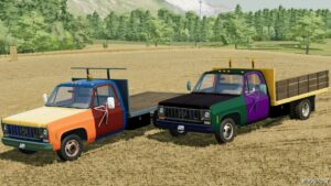 FS22 Chevrolet Mod: 1972 Chevrolet C30 Flatbed Truck (Featured)