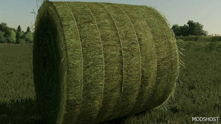 FS22 Textures Mod: 125CM String Bales (Featured)